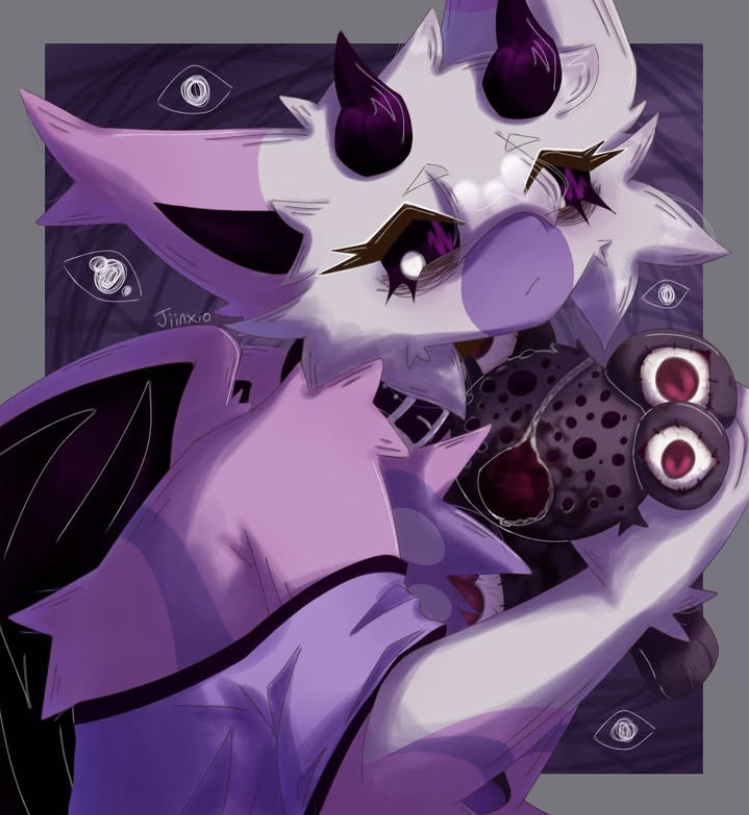 this is a dragon, I think. edgy stuff is fun to draw.